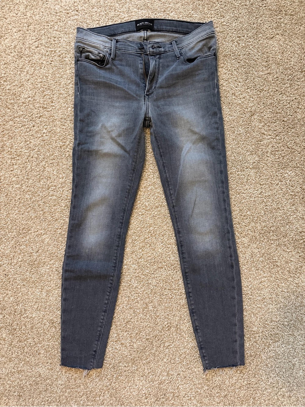 Black Orchid Faded Grey Skinny Jeans